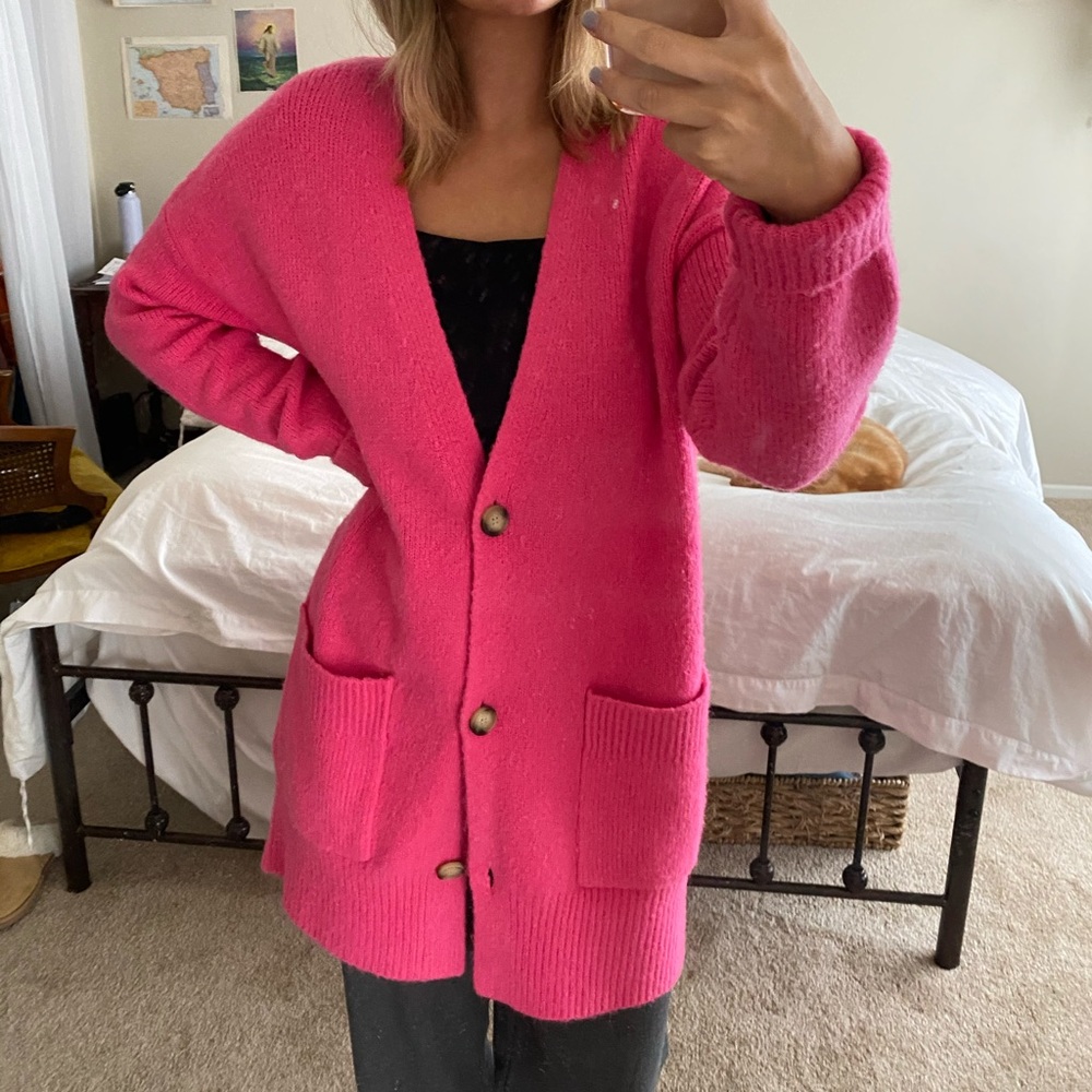 Pink Cardigan